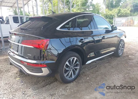 2023 Audi Q5 Sportback Premium Plus 45 Tfsi S Line Quattro S Tronic из США, поврежденный, VIN WA15AAFY1P2050405